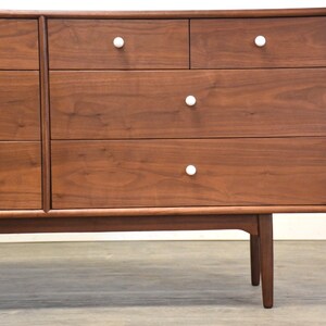 Refinished Kipp Stewart Walnut Dresser for Drexel image 8