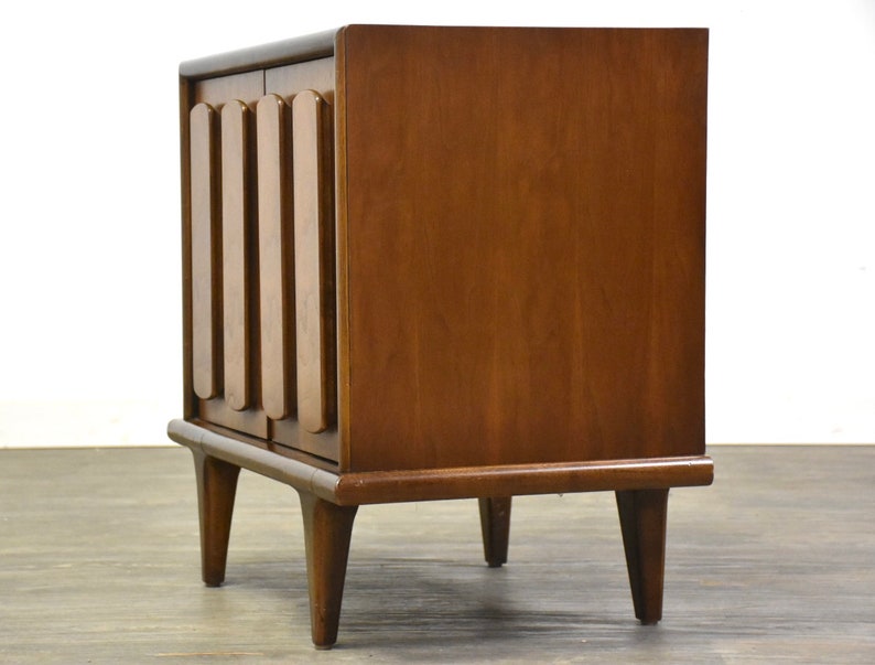 American of Martinsville Walnut Nightstand image 3