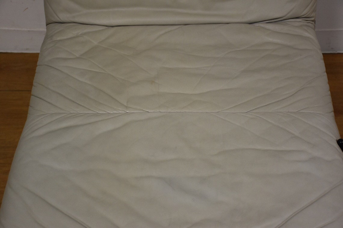 Prototype Grey Leather Chaise Lounge by Baker Etsy