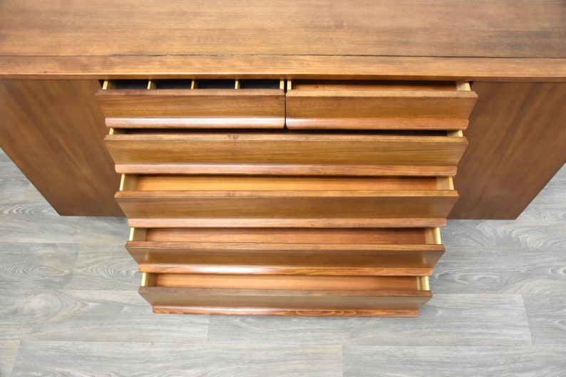 Drexel Walnut Credenza Sideboard image 8