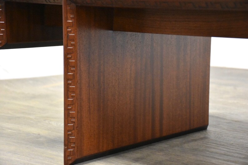 Frank Lloyd Wright for Henredon Taliesin Coffee Table or Bench image 7