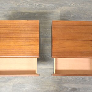 Danish Modern Teak Nightstands A Pair image 4