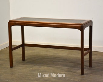 Mid Century Modern Walnut Sofa Entry Table