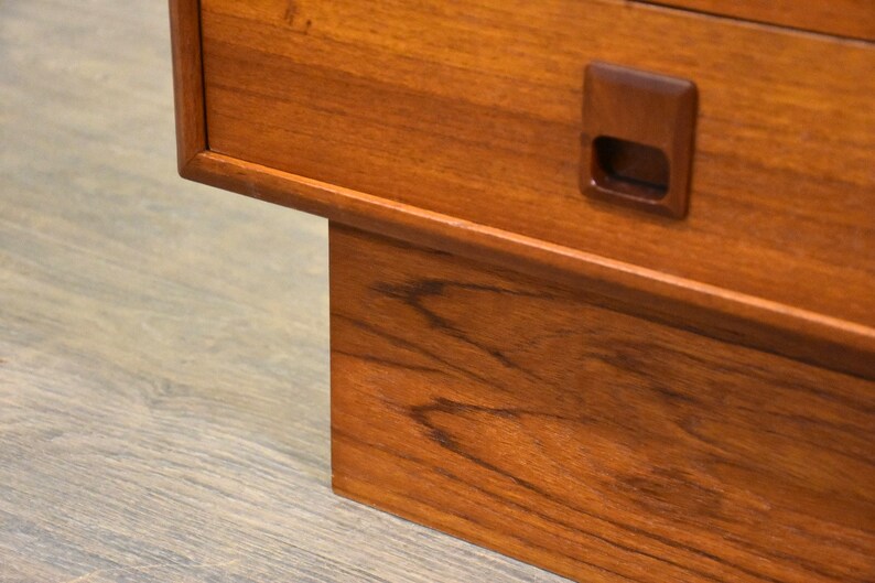 Mid Century Modern Teak Nightstand image 7