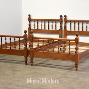 Solid Maple Twin Beds by Heywood Wakefield A Pair image 1