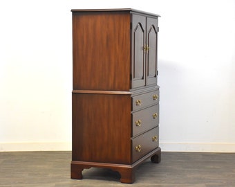 Henkel Harris Mahogany Armoire Dresser Etsy UK