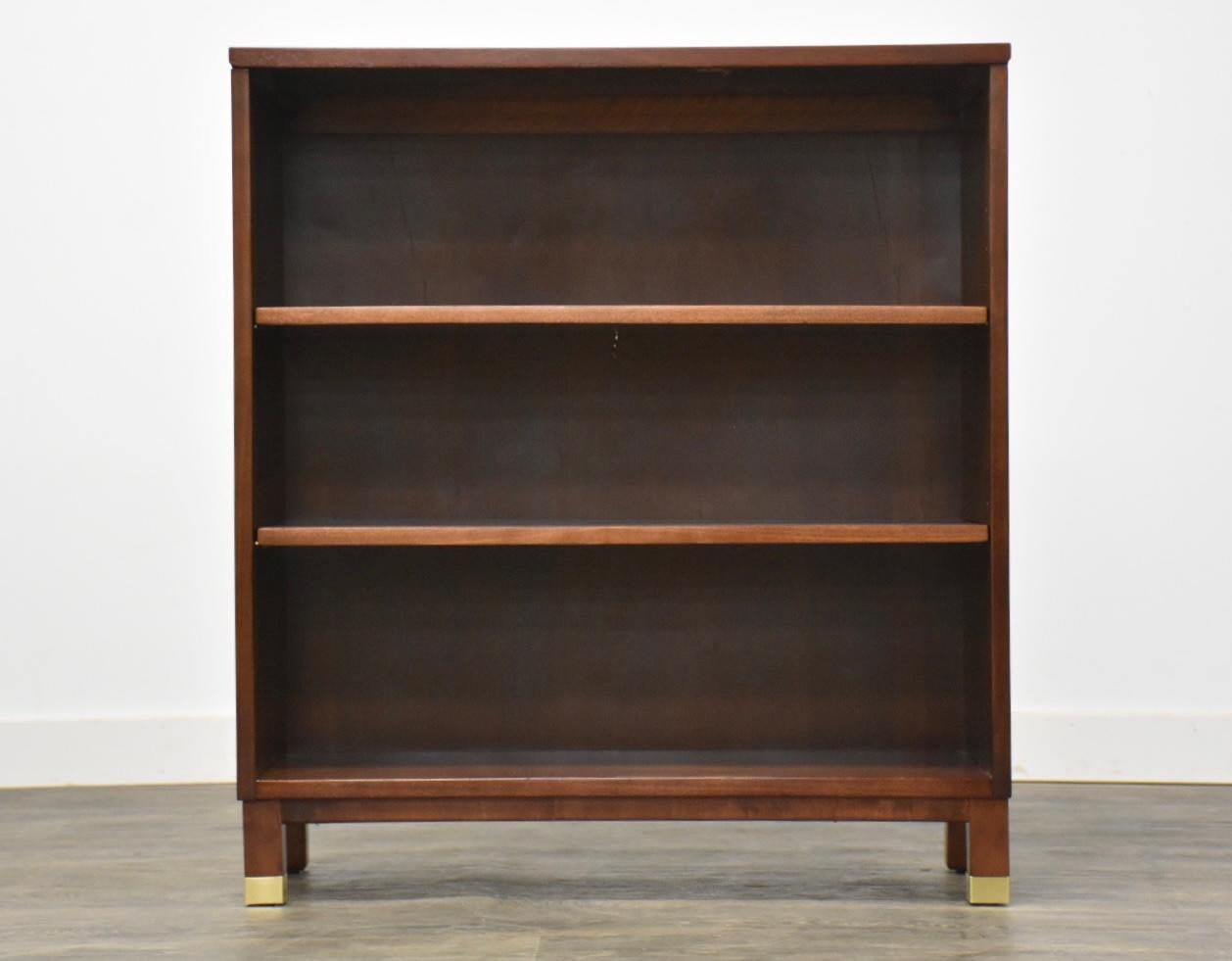 Petite Walnut MCM Bookcase Etsy
