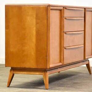 Refinished Maple Credenza by Heywood Wakefield image 3