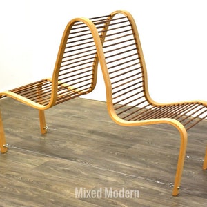 Bent Wood Tandem Chair Art image 1