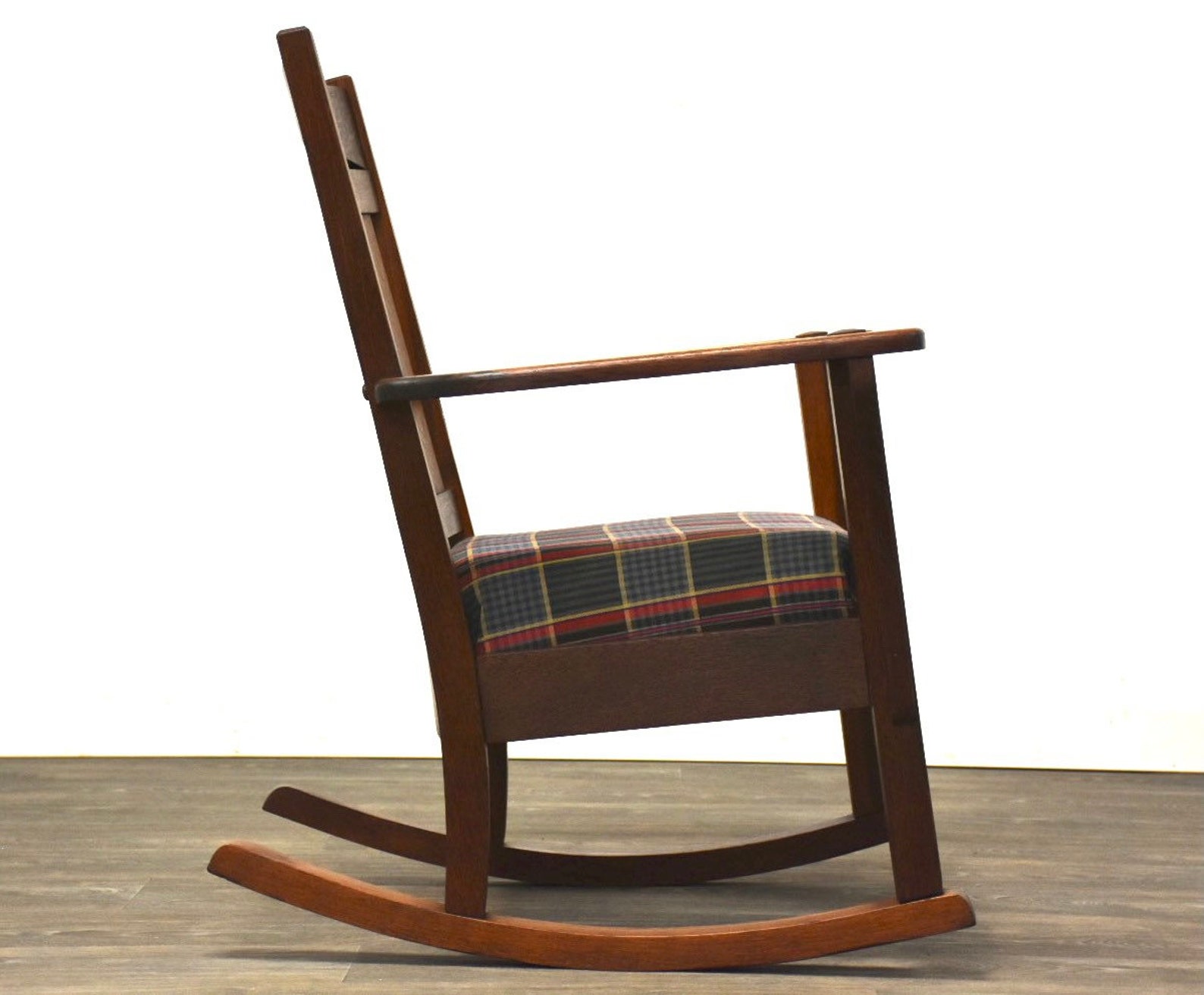 Antique Stickley Style Rocking Chair Circa 1910 Etsy