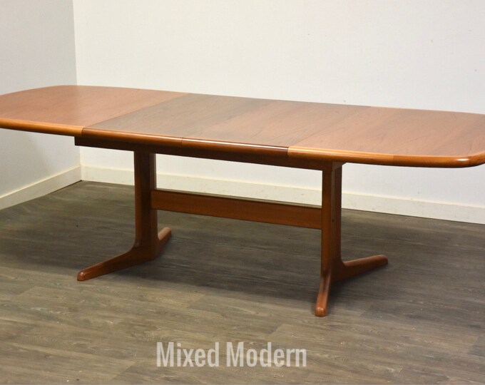 Danish Modern Teak Dining Table - Etsy