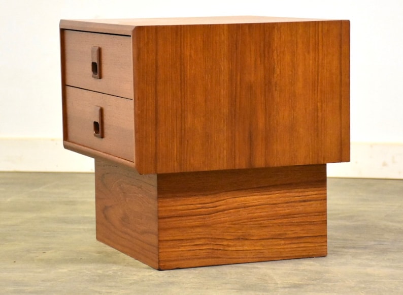 Mid Century Modern Teak Nightstand image 3