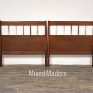 Solid Birch Planner Group Twin Headboards a Pair image 1