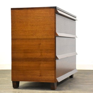 Refinished Walnut Mid Century Dresser Chest image 3