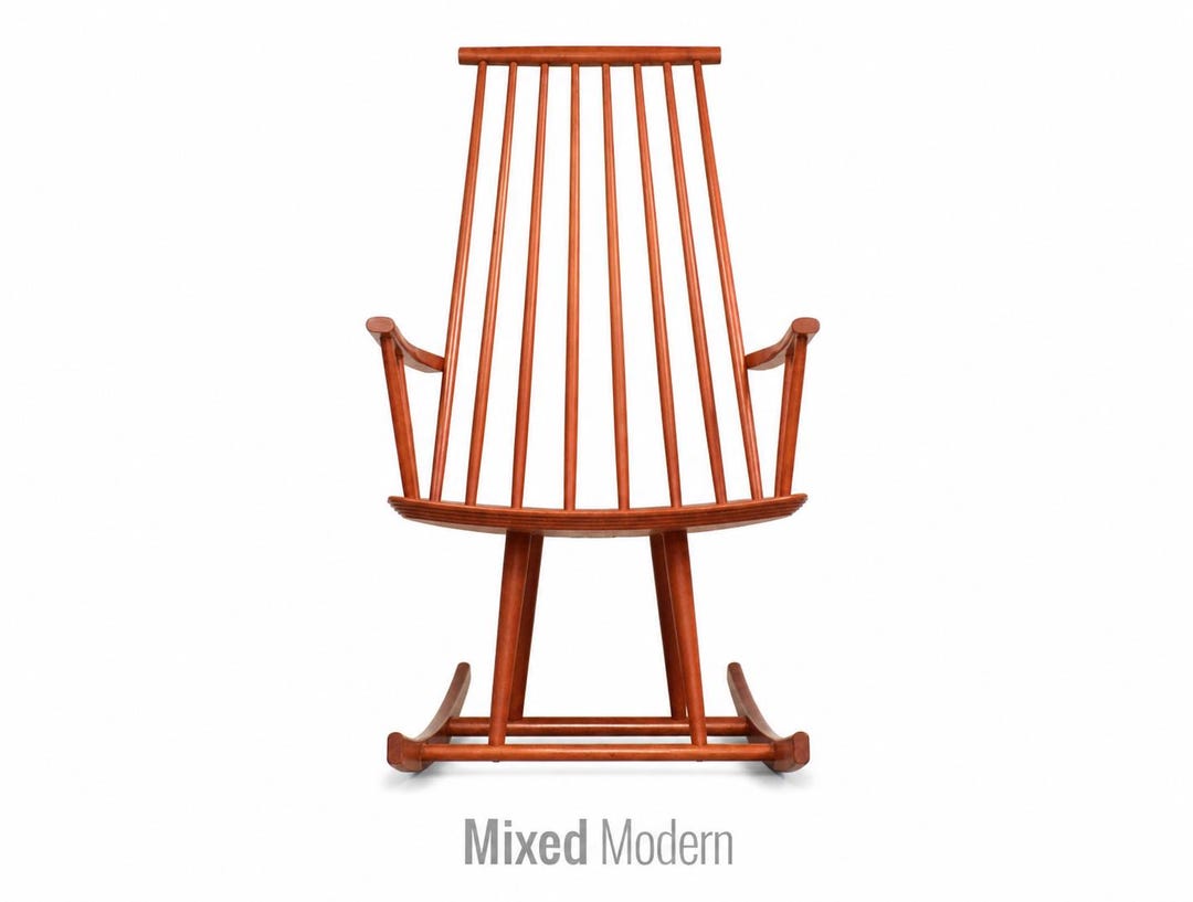 Danish Modern Rocking Chair by Jorgen Baekmark for FDB Mobler - Etsy