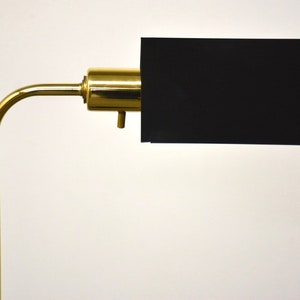 Black & Brass MCM Floor Lamp image 2