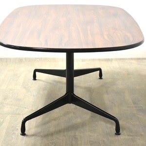 Eames Aluminum Group Rosewood Dining Table image 3