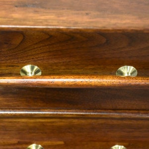 Refinished Mid Century Walnut Dresser image 10