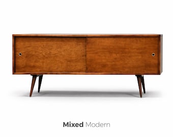 Refinished Low Paul McCobb Planner Group 60” Credenza