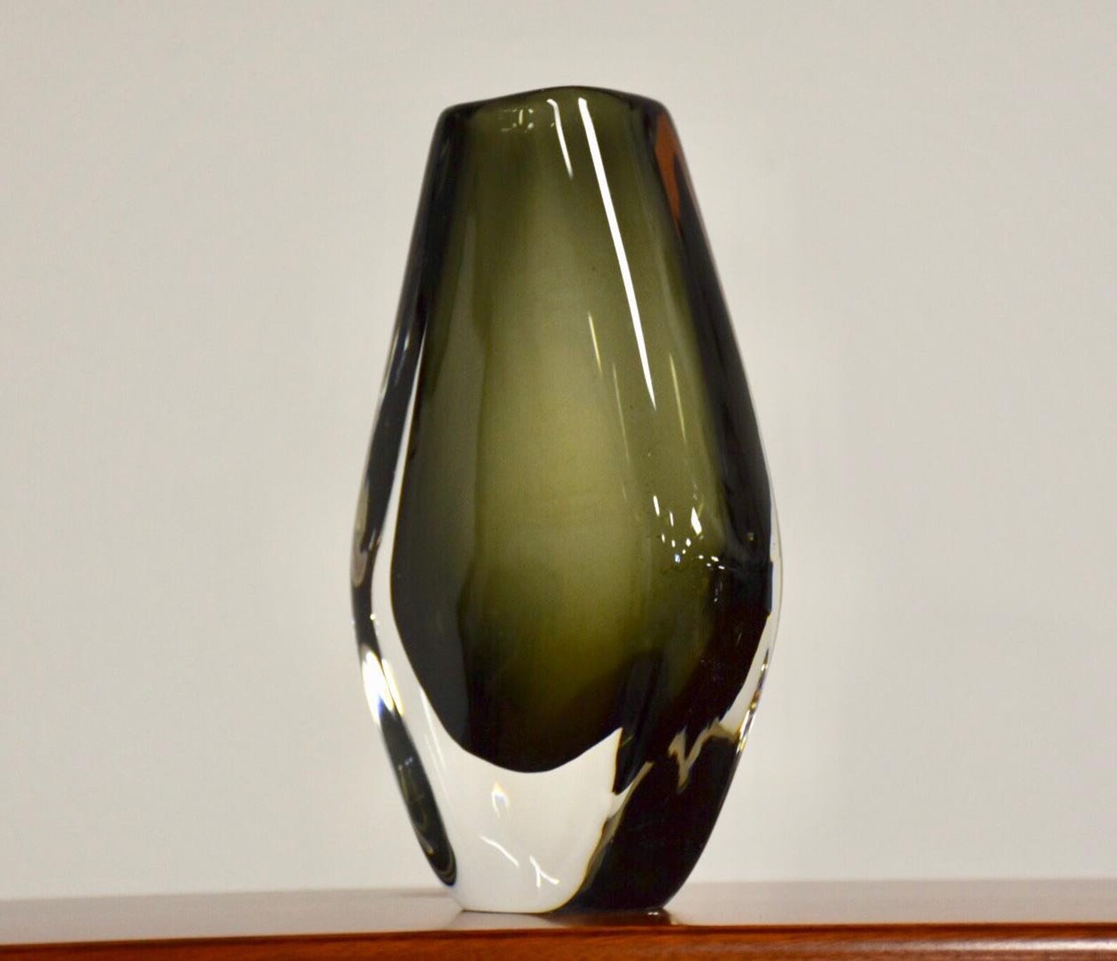 Orrefors Swedish Glass Vase Etsy