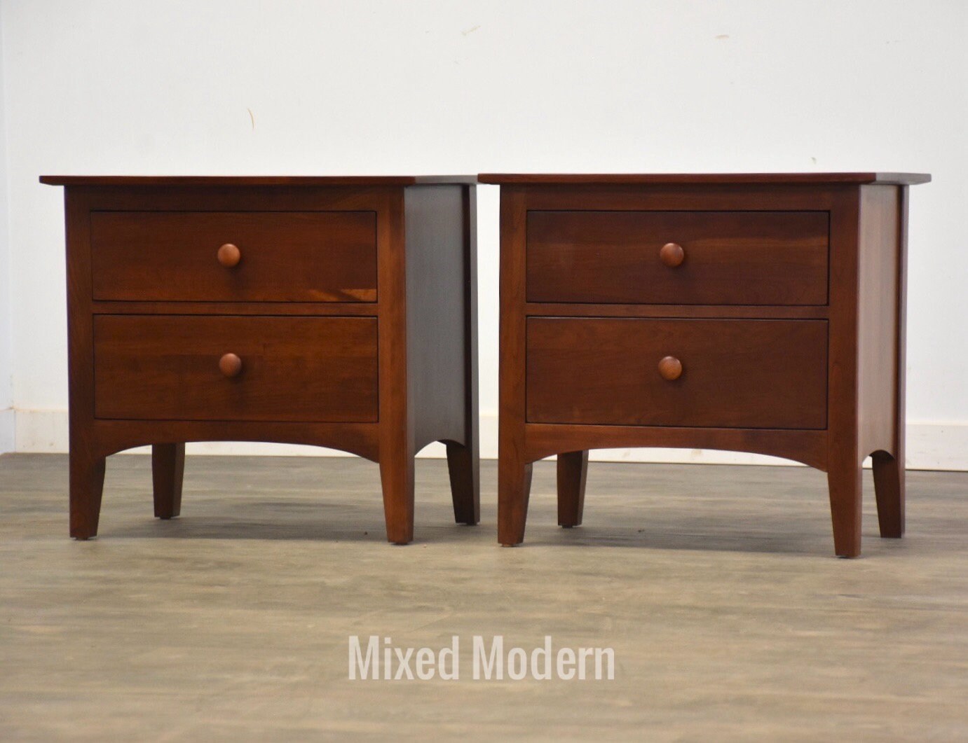 Ethan Allen American Impressions Cherry Nightstands - A Pair - Etsy