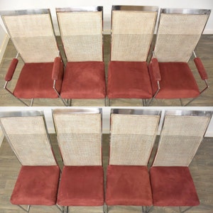 Milo Baughman Thayer Coggin Dining Chairs Set of 8 image 2