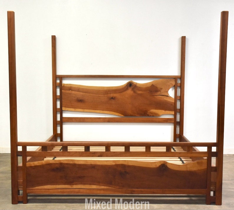 Cherry Live Edge King Bed image 1