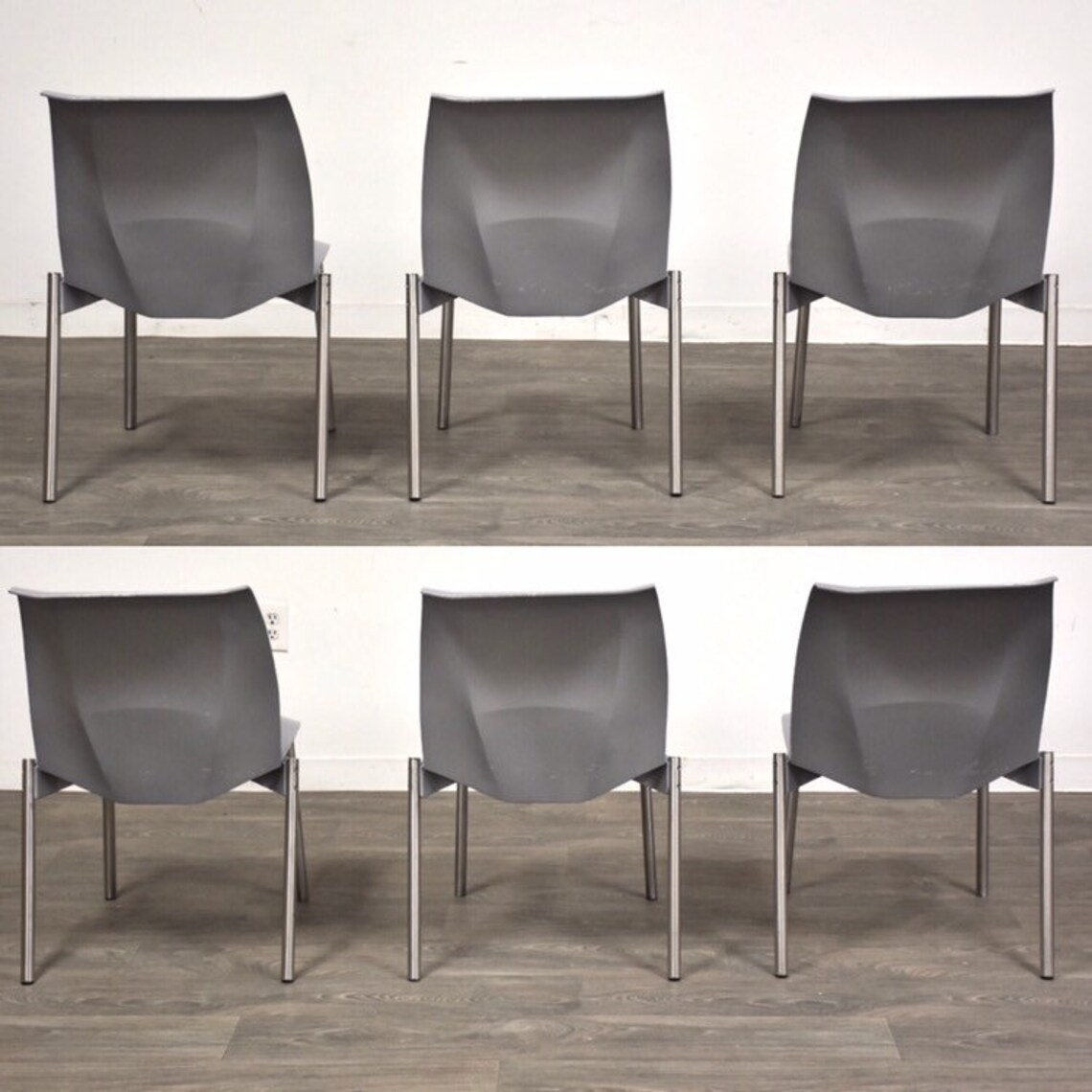 Knoll Studio fog Chairs Set of 6 Etsy