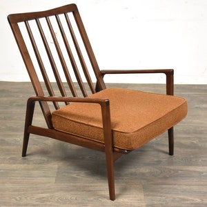 Ib Kofod Larsen Style Danish Modern Lounge Chair image 7