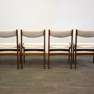 Danish Modern Teak Dining Chairs Set of 4 image 6