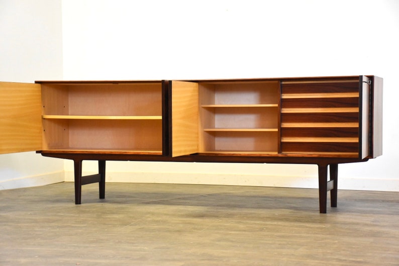 Fredrik Kayser Danish Rosewood Credenza image 2