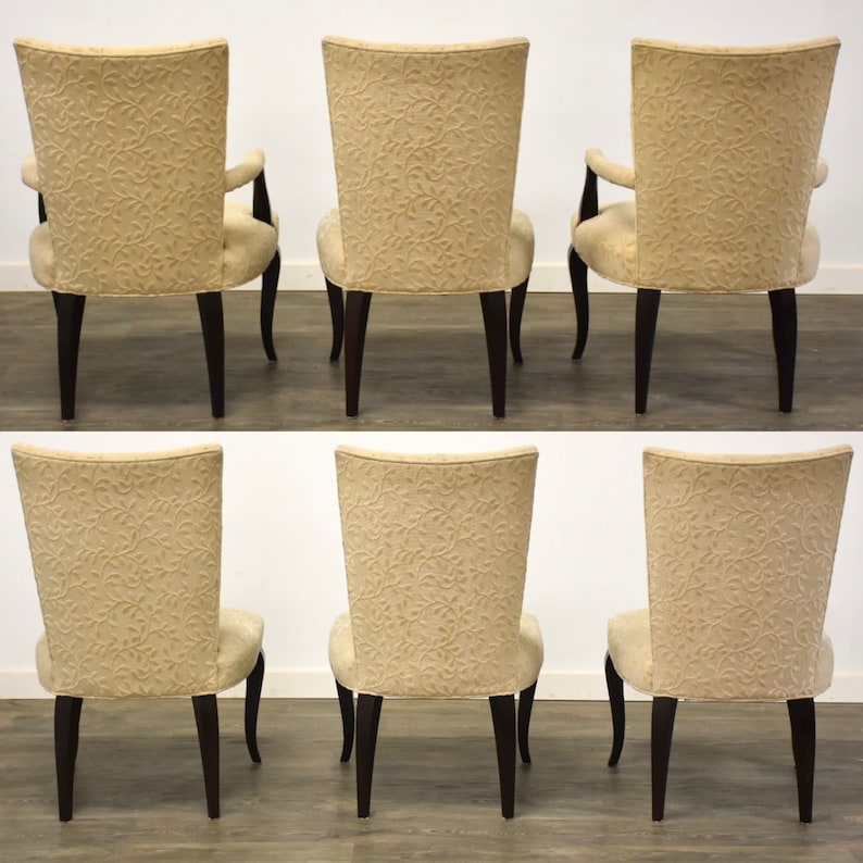 Barbara Barry for Baker Dining Chairs Set of 6 image 2