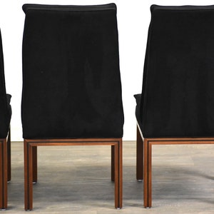 John Stuart Walnut Dining Chairs Set of 4 Bild 5