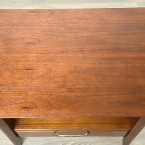 Drexel Modern Walnut Nightstand image 4