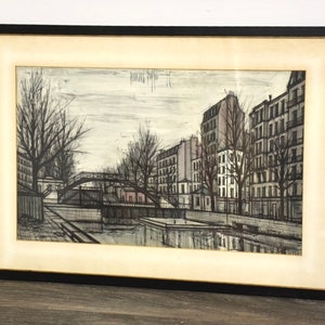 Bernard Buffet - the Road- Original Lithograph Vintage