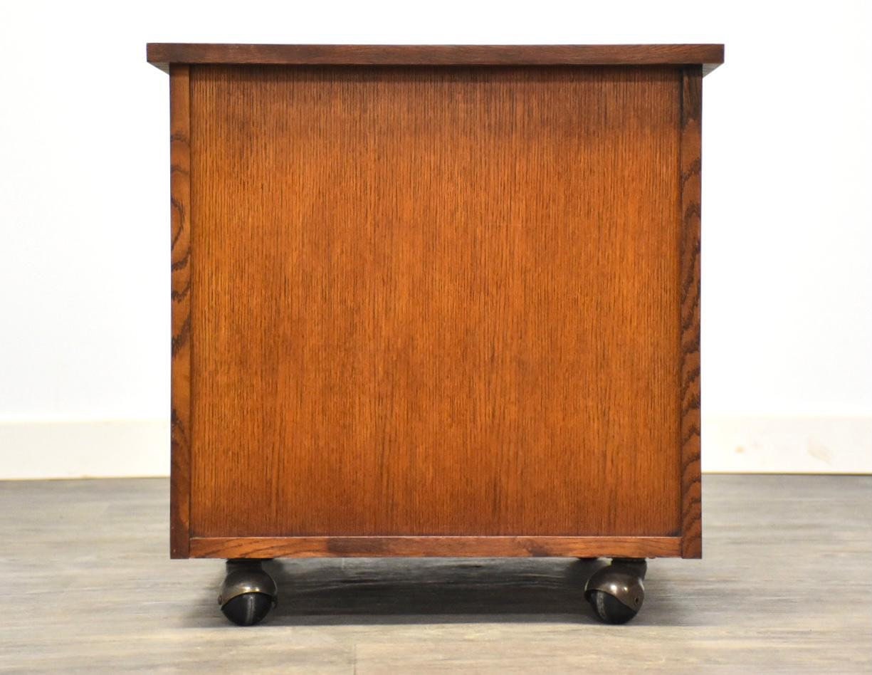 Stickley Oak Mission Collection Rolling File Etsy