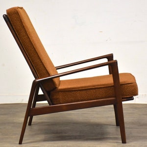 Ib Kofod Larsen Style Danish Modern Lounge Chair image 2