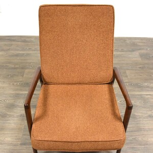 Ib Kofod Larsen Style Danish Modern Lounge Chair image 5