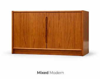 Danish Modern 48” Teak Credenza Cabinet
