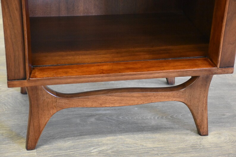 Mid Century Walnut Nightstand image 6