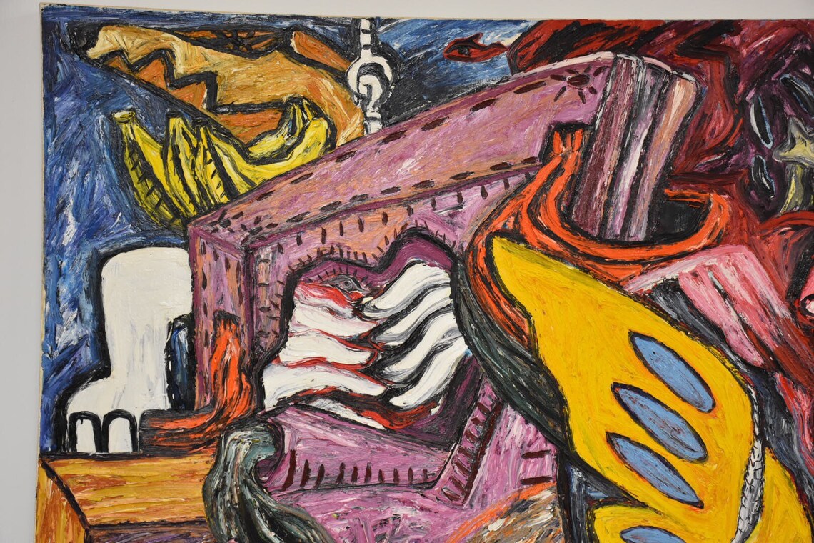 Large 6' Abstract Impressionist Painting by Atura Etsy