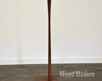 Walnut Mid Century Modern Floor Lamp