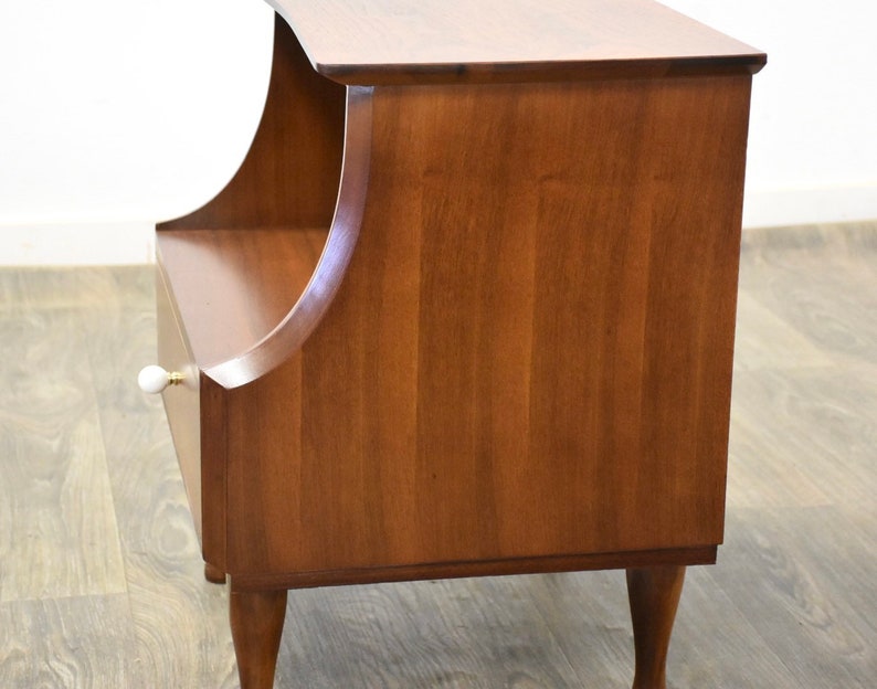 Kipp Stewart Style Walnut Nightstand image 3