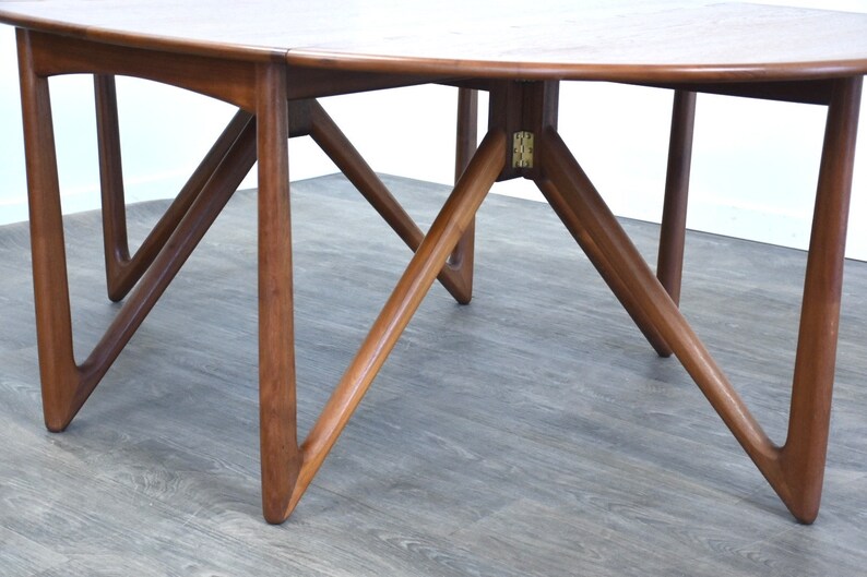 Kurt Ostervig Oval Teak Dining Table image 7