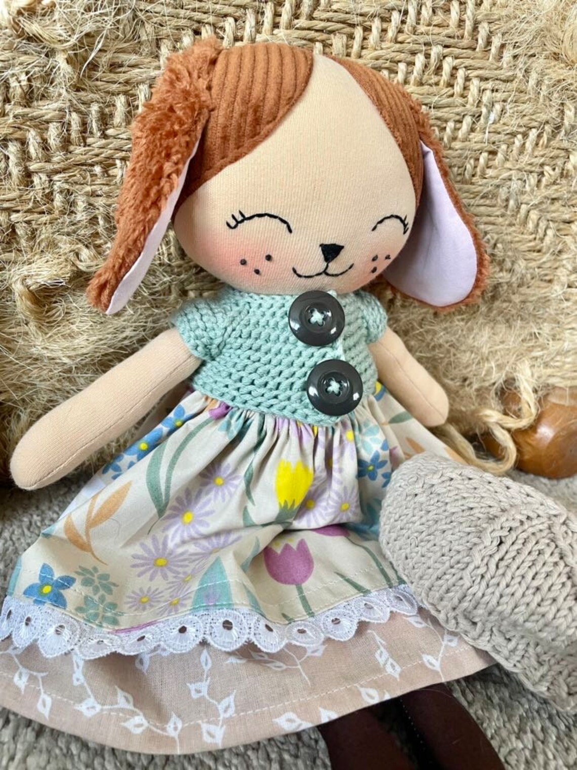 Handmade Dog Rag Doll: 14