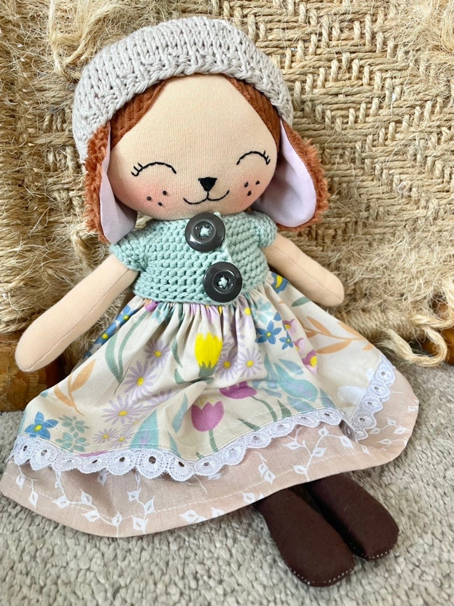 Handmade Dog Rag Doll: 14