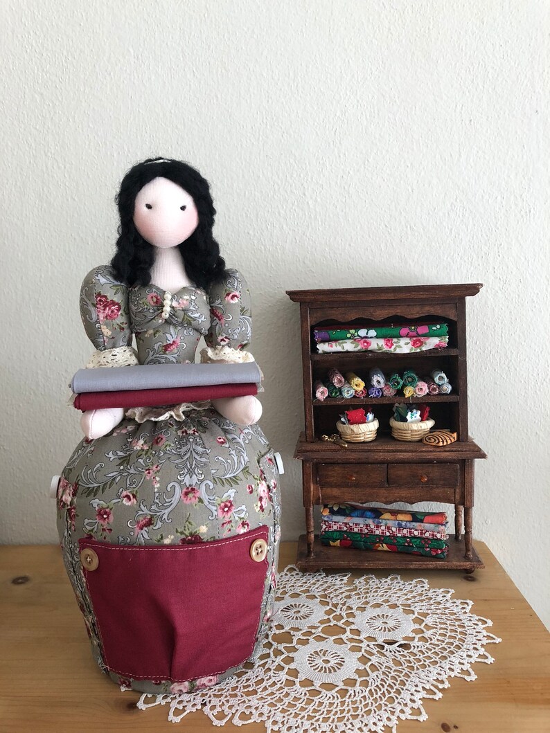 Doll Pincushion Sewing Pattern DIY Pincushion Tutorial Pdf Etsy