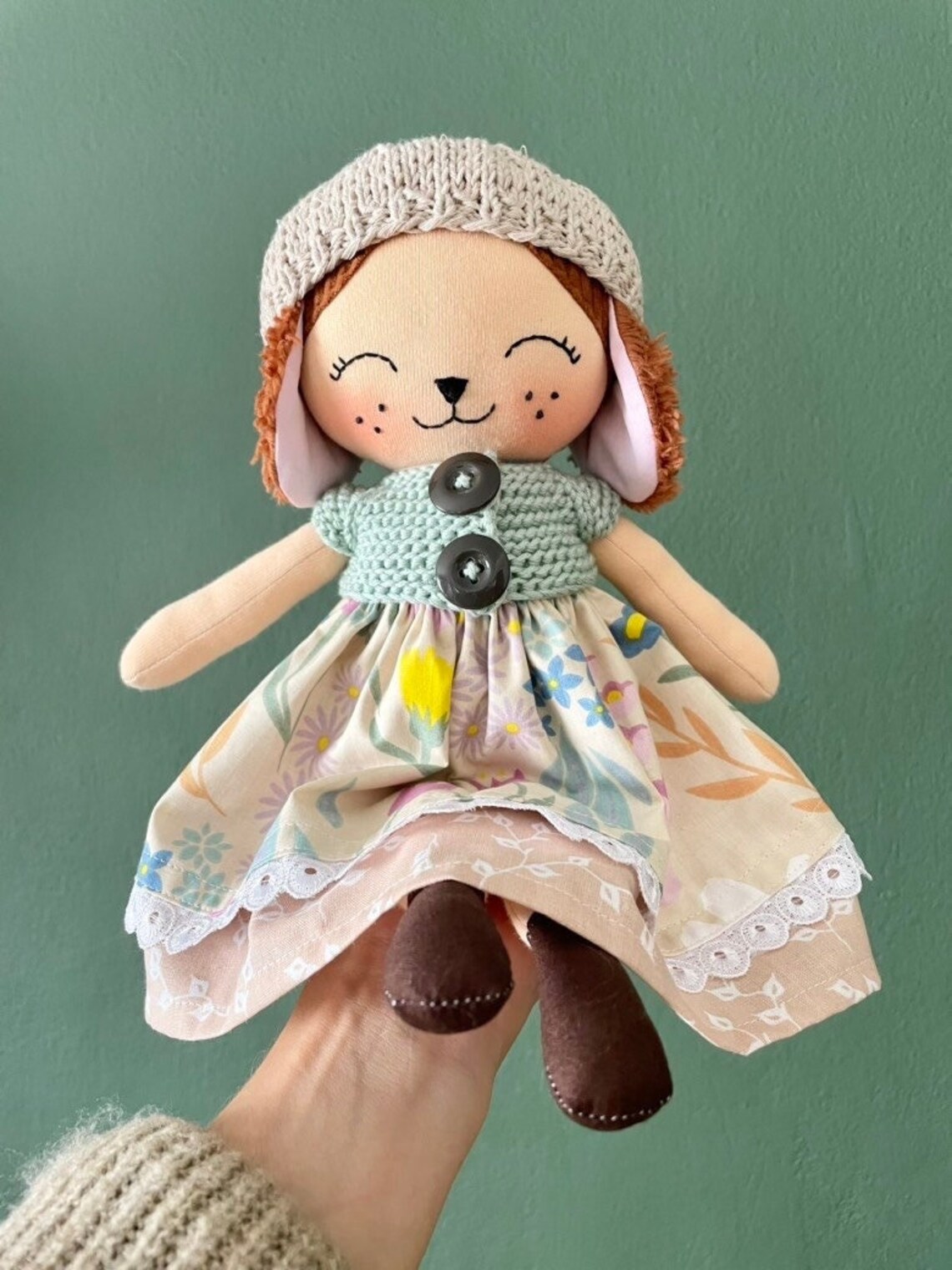 Handmade Dog Rag Doll: 14