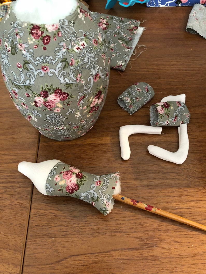 Doll Pincushion Sewing Pattern DIY Pincushion Tutorial Pdf Etsy