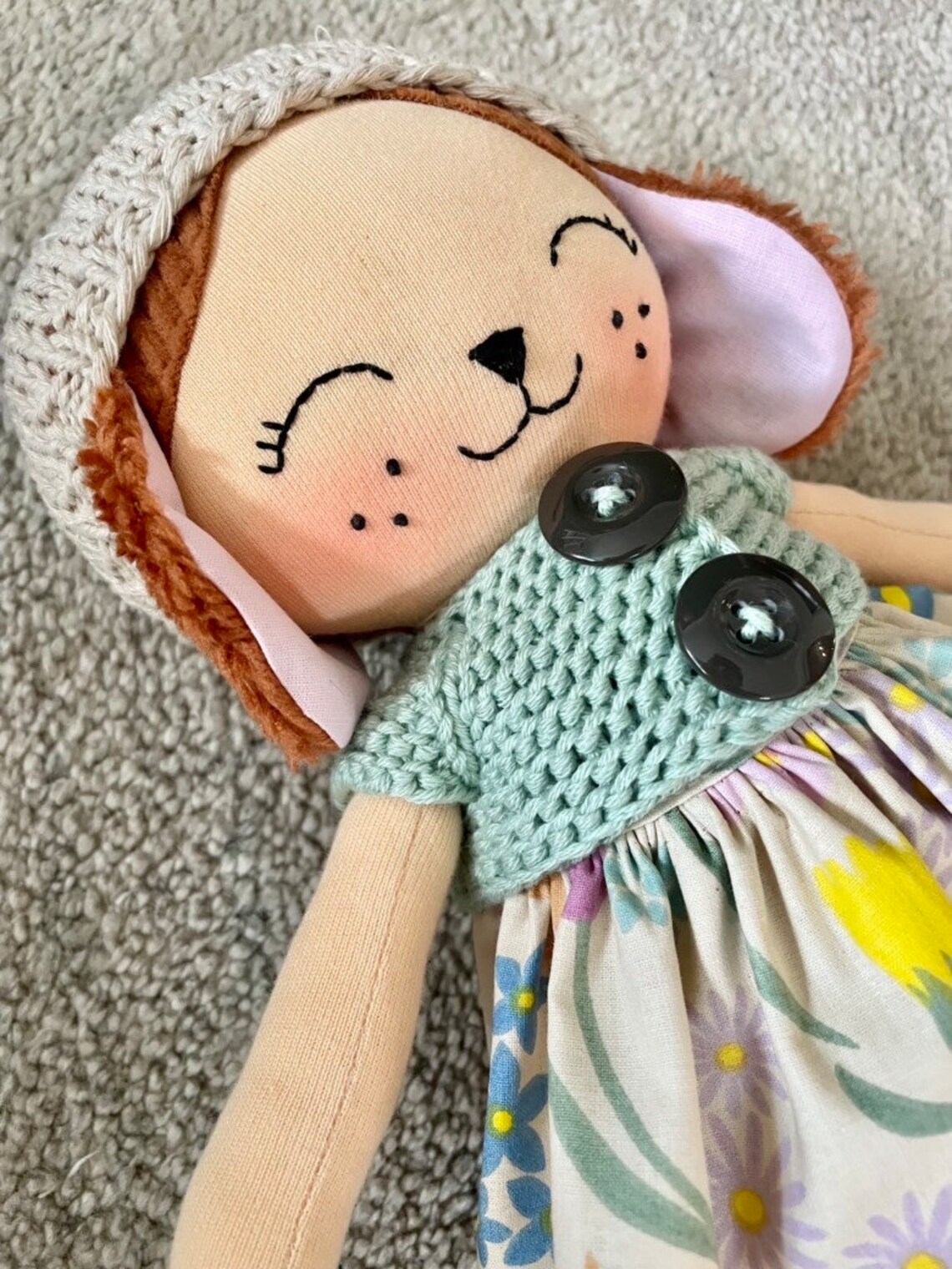 Handmade Dog Rag Doll: 14
